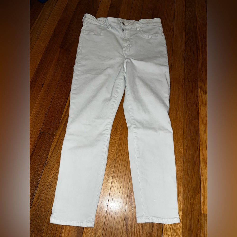 American Eagle White Jeggings Size 12 X-Short